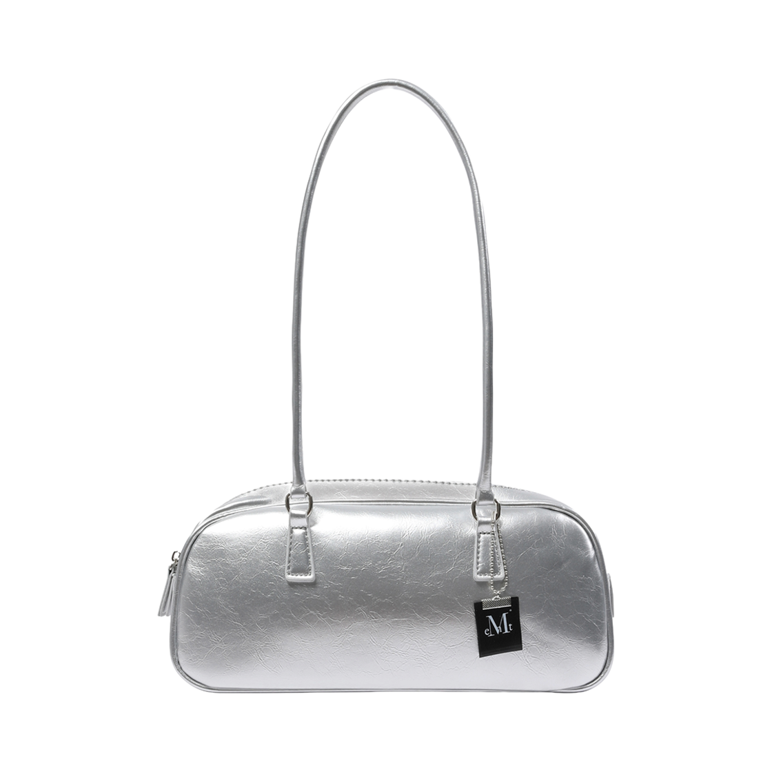 P00000LB_01 MUCENT Roma Crack Keyring Bowling Bag Silver