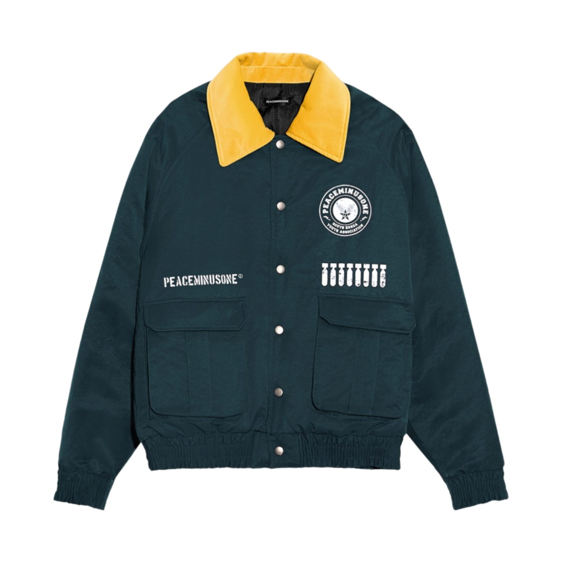 PMOJK042DG Peaceminusone Bomber Jacket #1 Dark Green