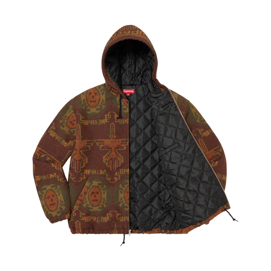 슈프림 우븐 후드 자켓 러스트 - 22FW(Supreme Woven Hooded Jacket Rust - 22FW) - 2