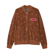 Hysteric Glamour Flame Logo Jacquard Jumper Brown