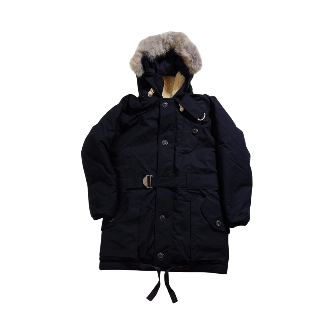 OW-6 Nigel Cabourn Antarctic Parka Black Navy