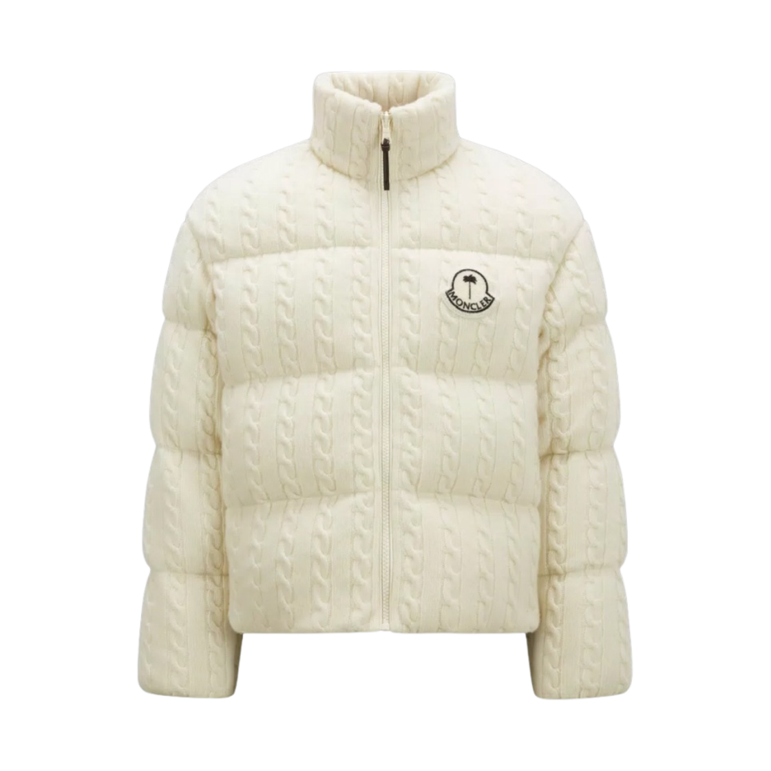 몽클레르 x 팜 엔젤스 덴드라이트 울 다운 자켓 오프 화이트 - 23FW(Moncler x Palm Angels Dendrite Wool Down Jacket Off White - 23FW)