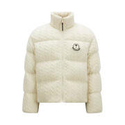 Moncler x Palm Angels Dendrite Wool Down Jacket Off White - 23FW