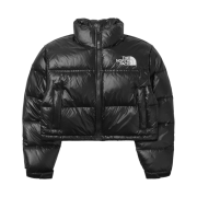 (W) The North Face Nuptse Short Jacket Black