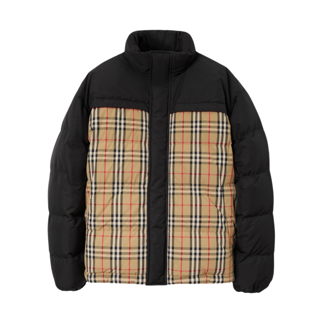 8079296 Burberry Reversible Down Puffer Jacket Archive Beige