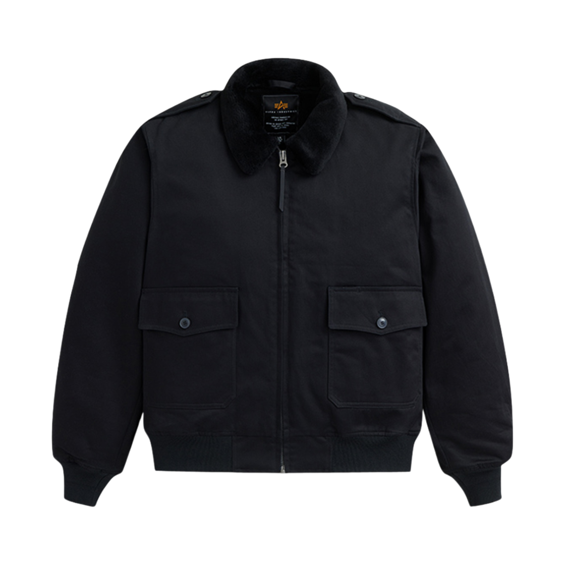 알파인더스트리 1940s B-10 플라이트 재킷 블랙