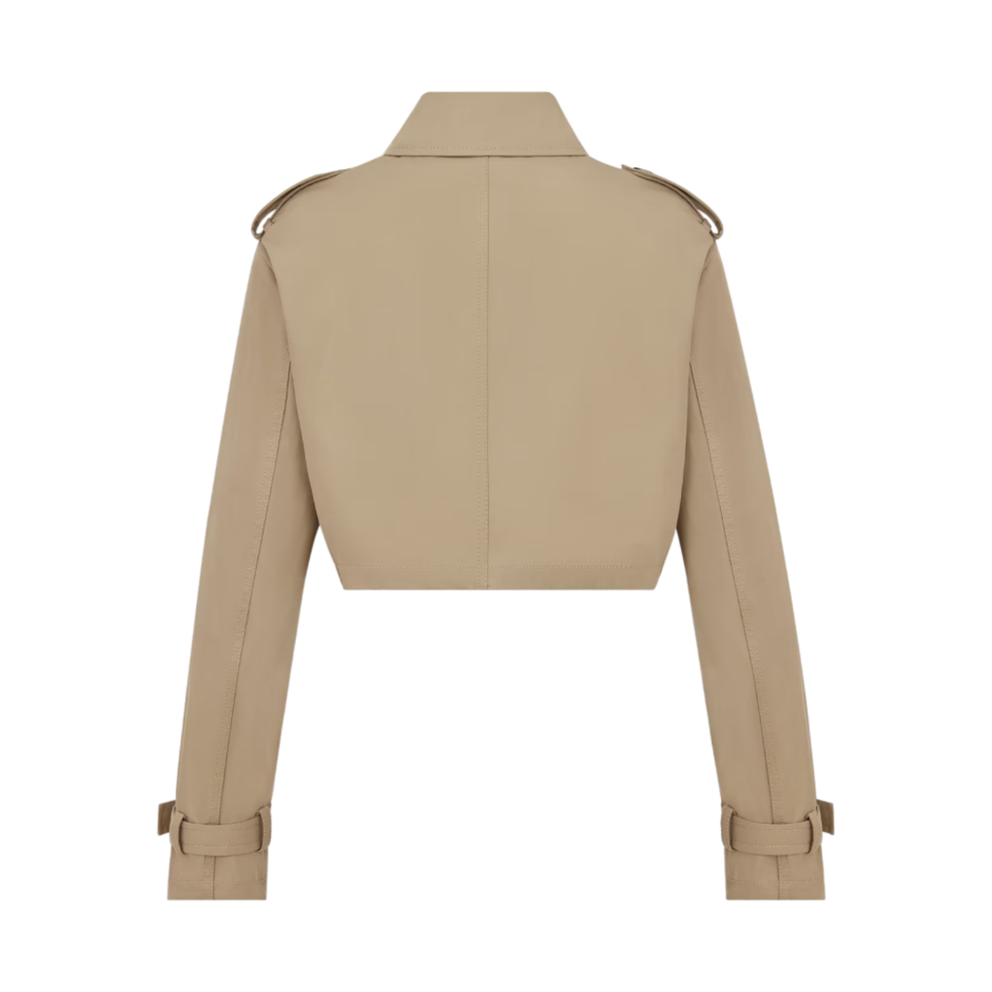 (W) 디올 3-in-1 매크로까나쥬 트렌치코트 베이지 코튼 개버딘((W) Dior 3-in-1 Macrocannage Trench Coat Beige Cotton Gabardine) - 4