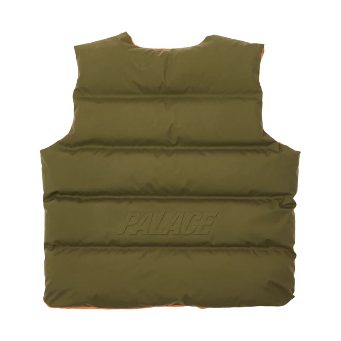 팔라스 고어텍스 인피니움 리버소 다운 베스트 올리브 오렌지 - 22SS(Palace Gore-Tex Infinium Reverso Down Vest Olive Orange - 22SS) - 2