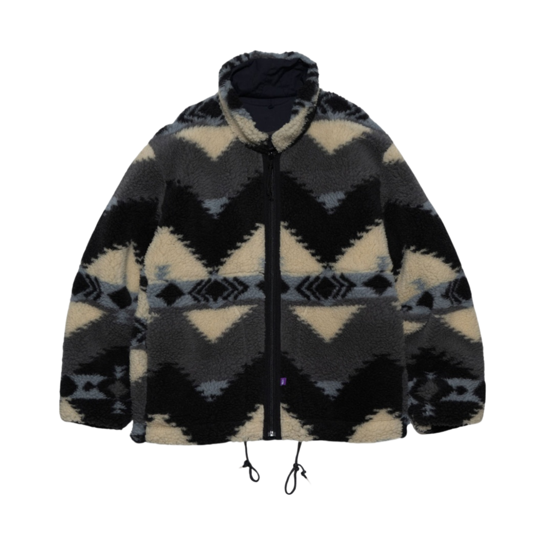 NA2355N The North Face Purple Label NP Wool Boa Field Reversible Jacket Gray