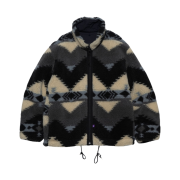 The North Face Purple Label NP Wool Boa Field Reversible Jacket Gray