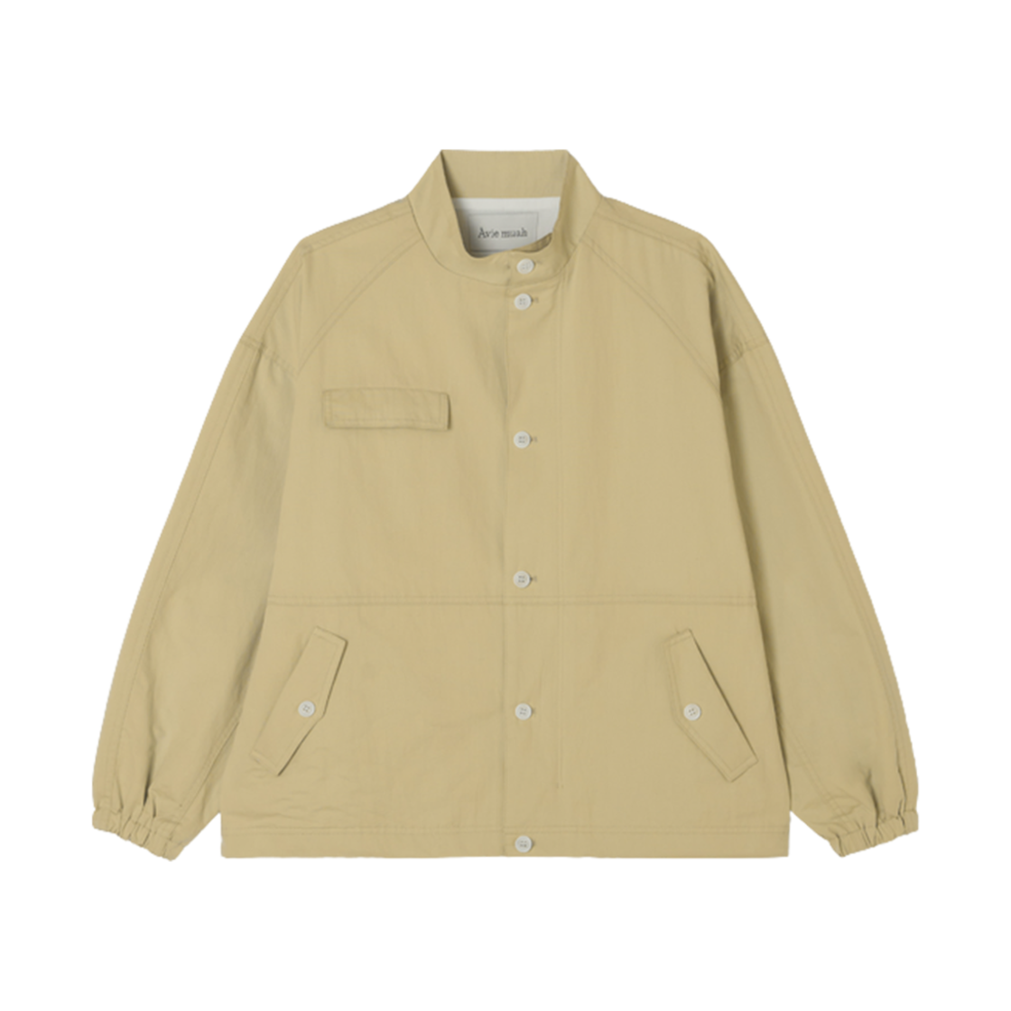 - Aviemuah Soft Cotton Field Jacket Butter