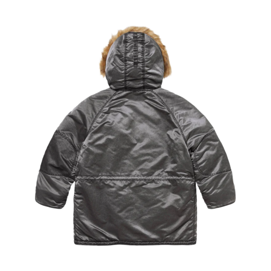 슈프림 워시드 플라이트 사틴 N-3B 파카 블랙 - 24FW(Supreme Washed Flight Satin N-3B Parka Black - 24FW) - 3