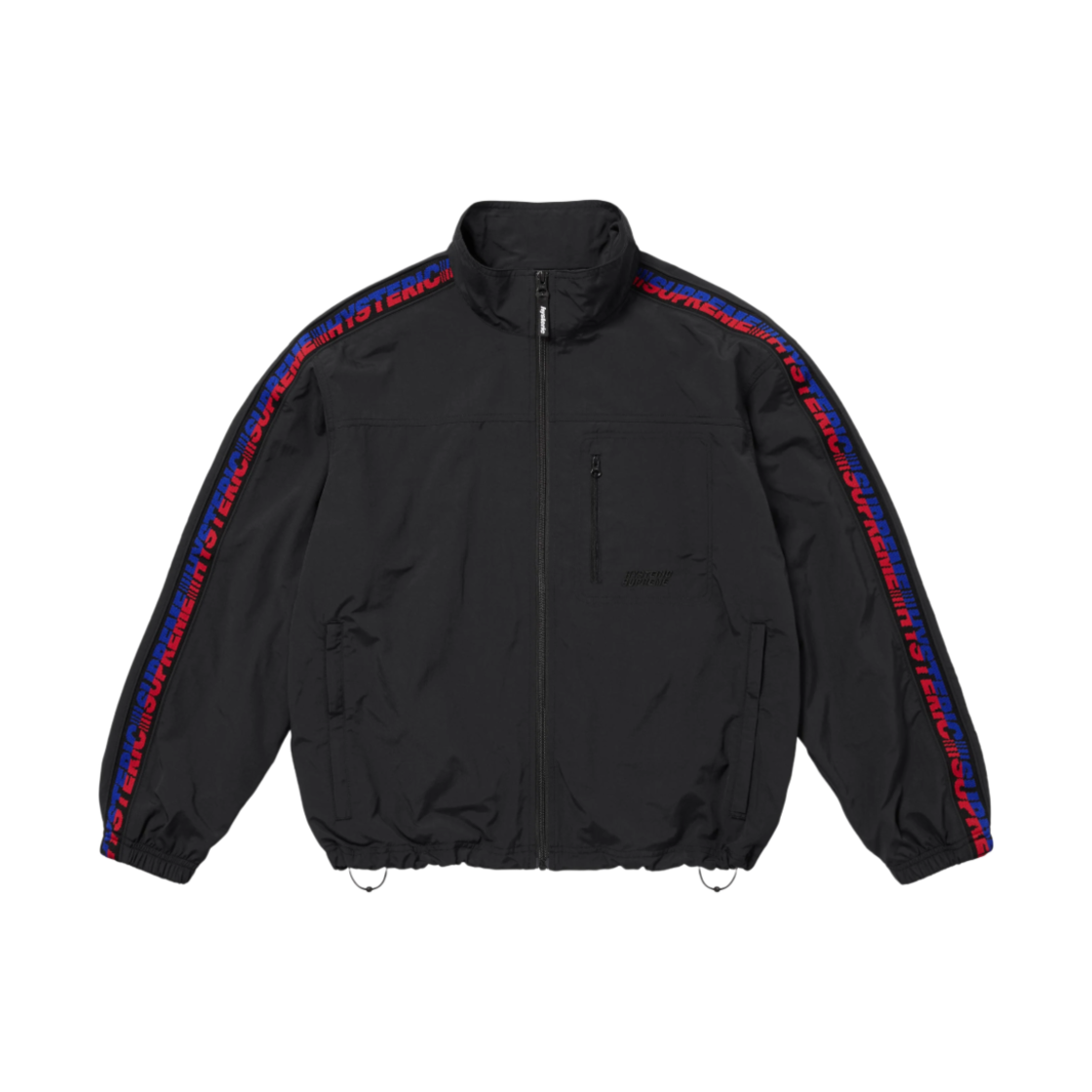 슈프림 x 히스테릭 글래머 트랙 자켓 블랙 - 24FW(Supreme x Hysteric Glamour Track Jacket Black - 24FW)