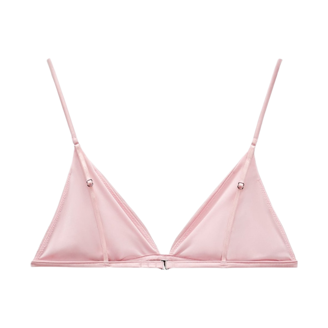 (W) 자라 x 바비 매텔 실크 브라렛 라이트 핑크((W) Zara x Barbie Mattel Silk Bralette Light Pink) - 2