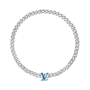 Louis Vuitton LV Chain Necklace Silver