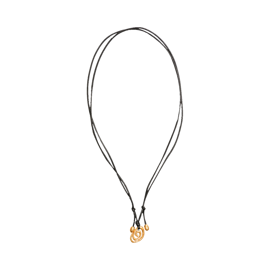 TBH52ABMN006 TOWTOW.ARCHIVE Minma Spiral Necklace Gold