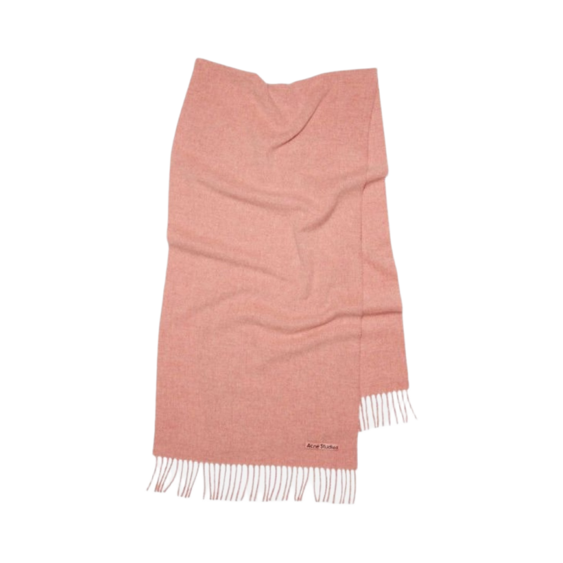 아크네 스튜디오 울 프린지 머플러 로즈 멜란지(Acne Studios Wool Fringe Muffler Rose Melange)