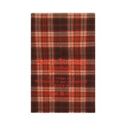 Acne Studios Checked Wool Muffler Brown Orange
