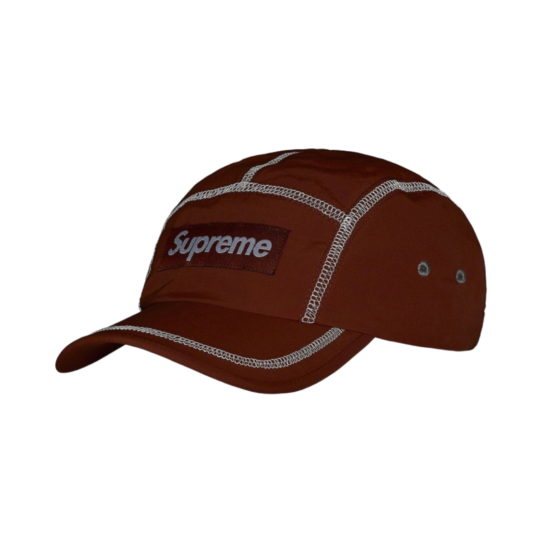 슈프림 리플렉티브 스티치 캠프캡 브라운 - 23SS(Supreme Reflective Stitch Camp Cap Brown - 23SS) - 2