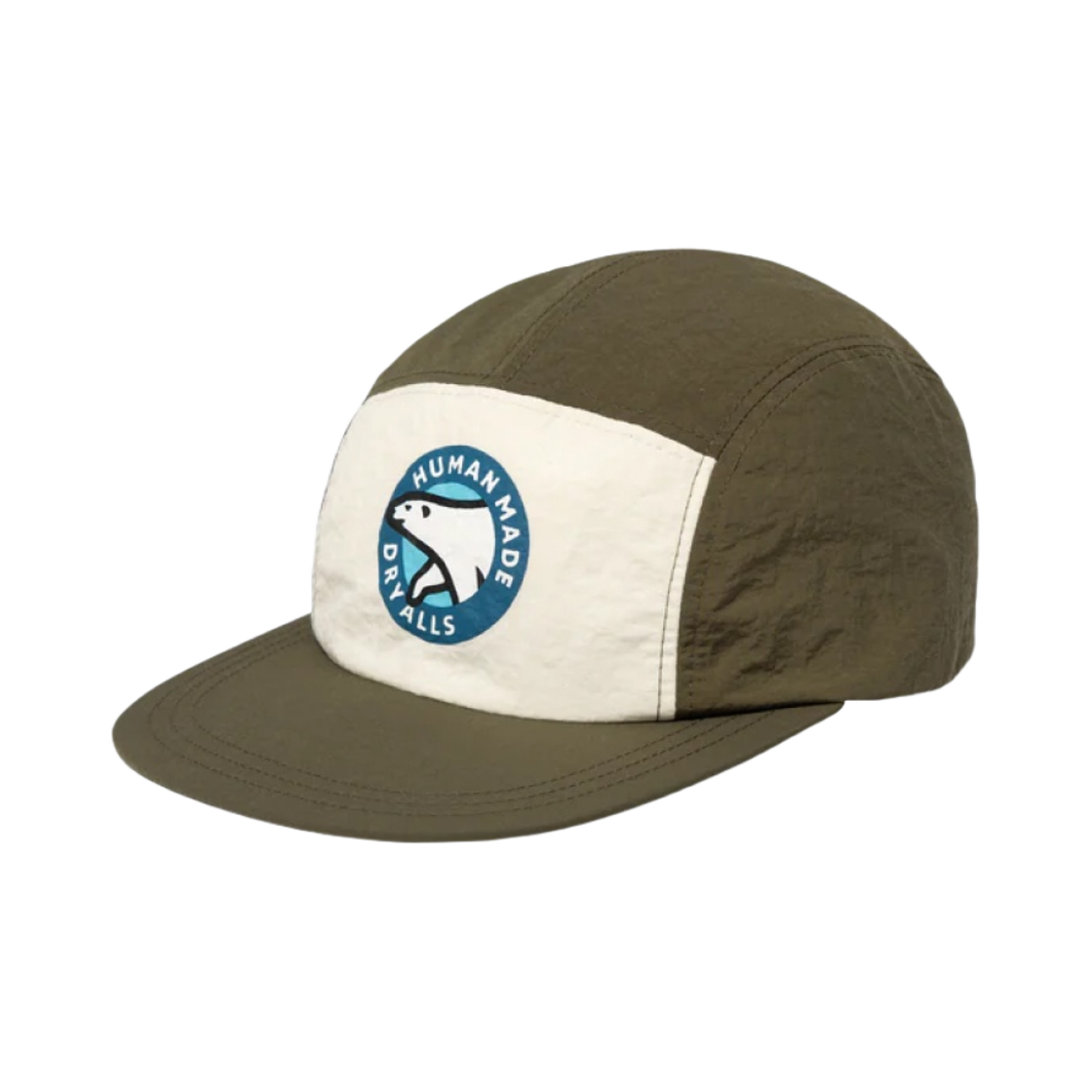 HM25GD105 Human Made 4 Panel Camping Cap Olive Drab