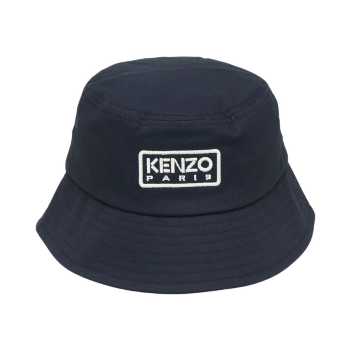 K60609-84A (Kids) Kenzo Logo Bucket Hat Navy Blue
