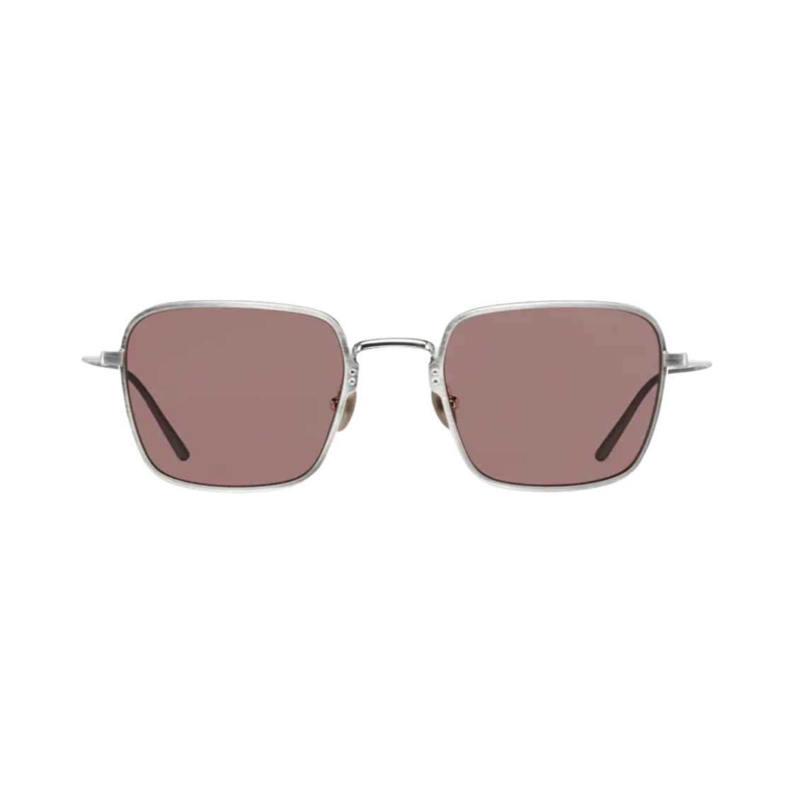 프라다 아이웨어 컬렉션 선글라스 카멜리아 렌즈 리드 그레이 브러쉬드 티타늄(Prada Eyewear Collection Sunglasses Camellia Lenses Lead Grey Brushed Titanium) - 1