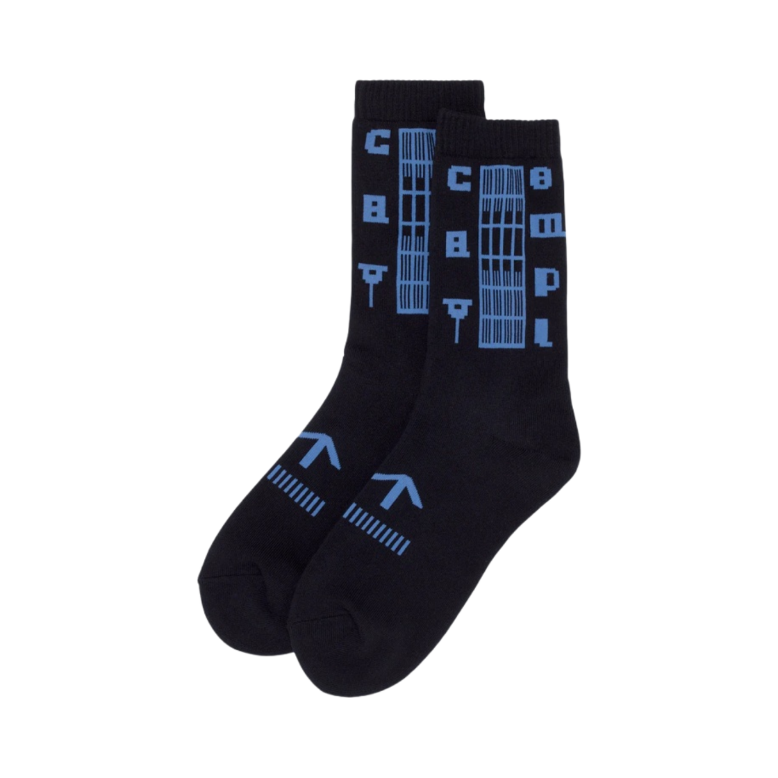 - Cav Empt Cav↓↑Empt Socks Black - 24FW