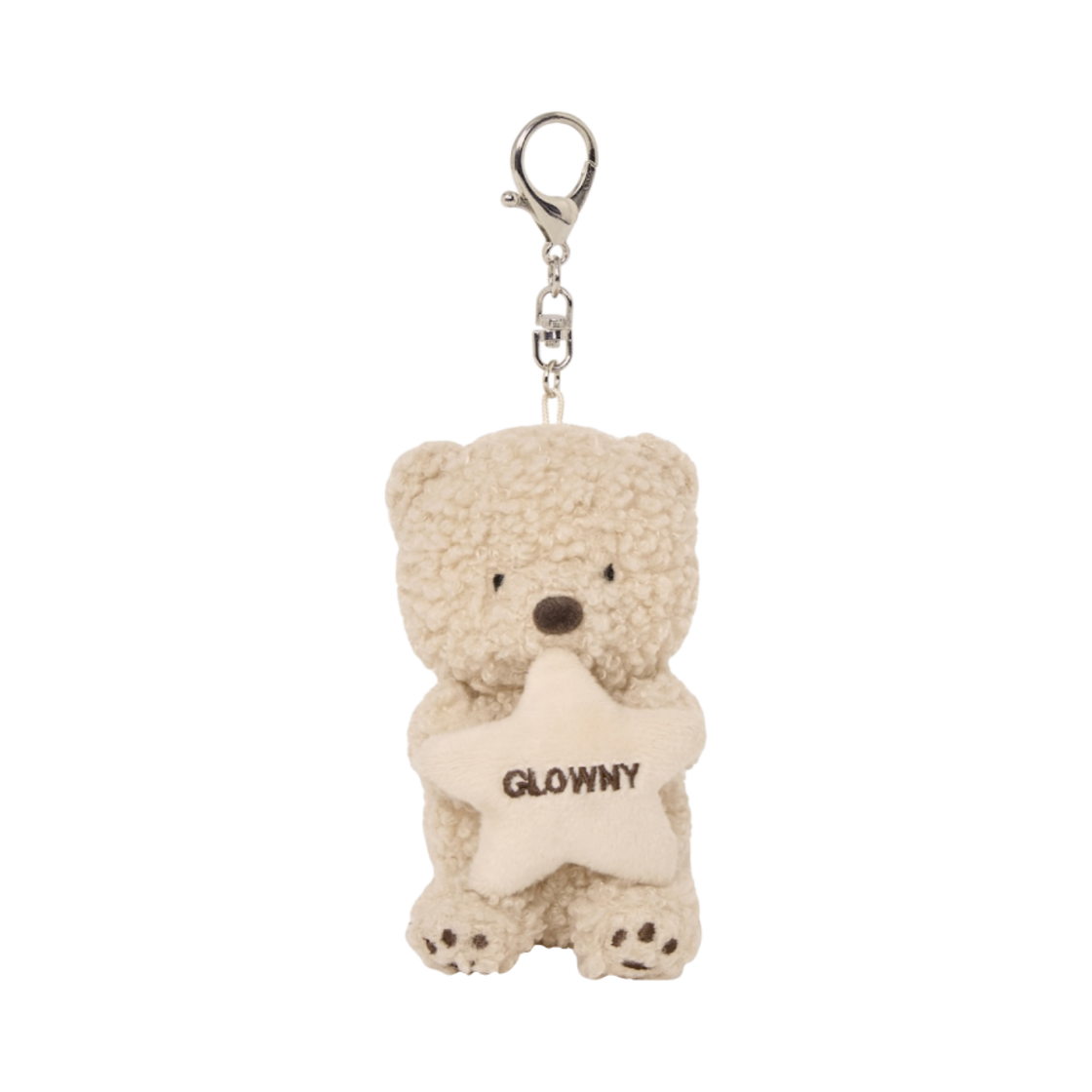 글로니 x 시미헤이즈 허그 미 테디 키링 베이지(Glowny x Simihaze Hug Me Teddy Keyring Beige)