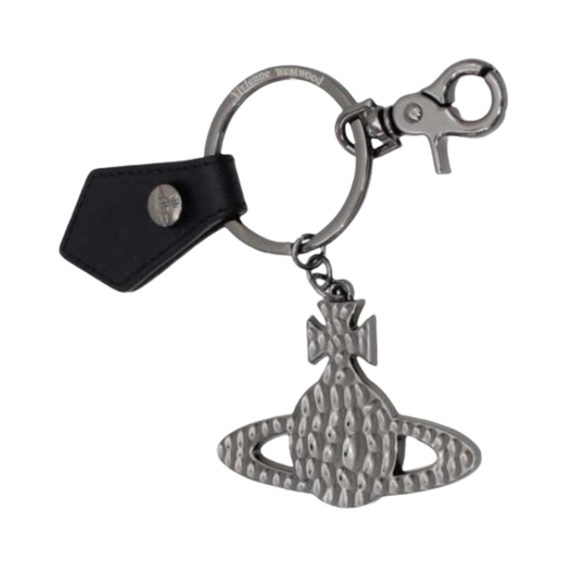 비비안 웨스트우드 해머드 오브 키링 건메탈 블랙(Vivienne Westwood Hammered Orb Keyring Gunmetal Black) - 1