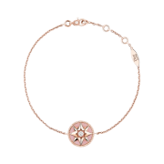 (W) Dior Rose des Vents Bracelet Diamond and Pink Opal Pink Gold