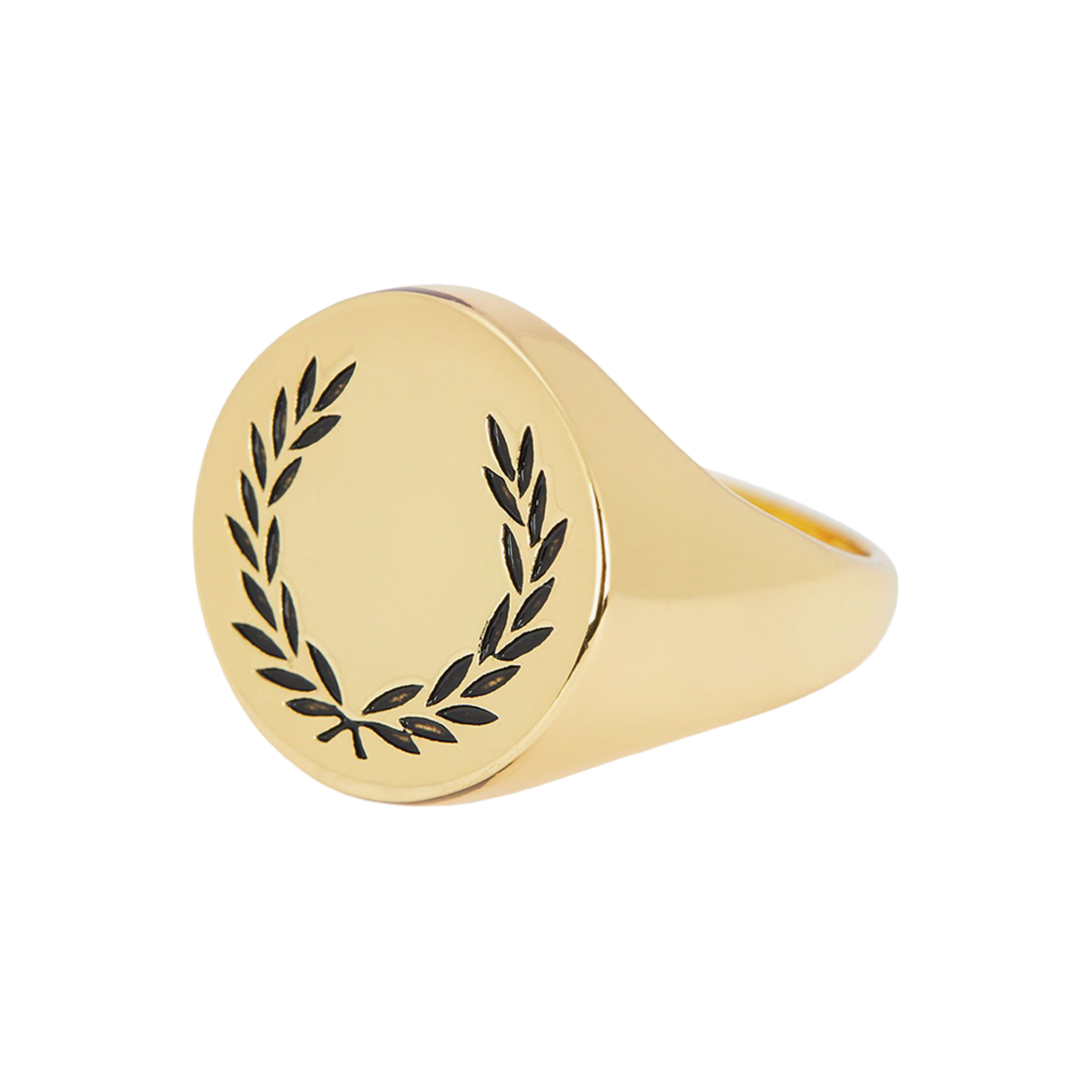 CFPU2438703-Y18 Fred Perry Laurel Wreath Ring Gold