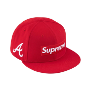 Supreme x MLB Teams Box Logo New Era Red Atlanta - 24SS