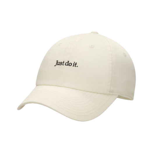 Nike Club Unstructured Tennis Cap Coconut Milk Black