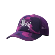 Stussy x BAPE Trucker Cap Purprle