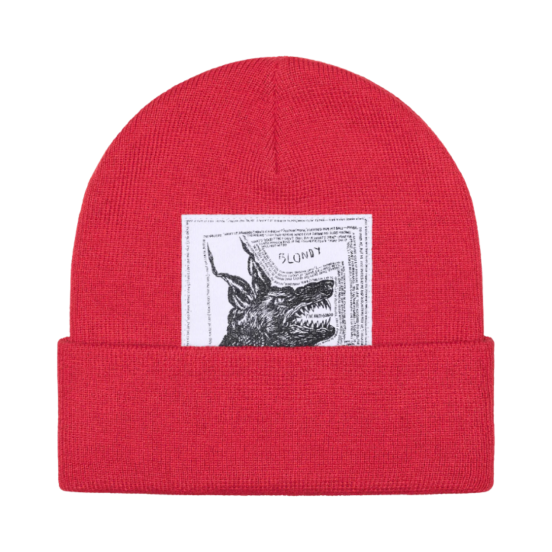 슈프림 x 노스페이스 비니 레드 - 24FW