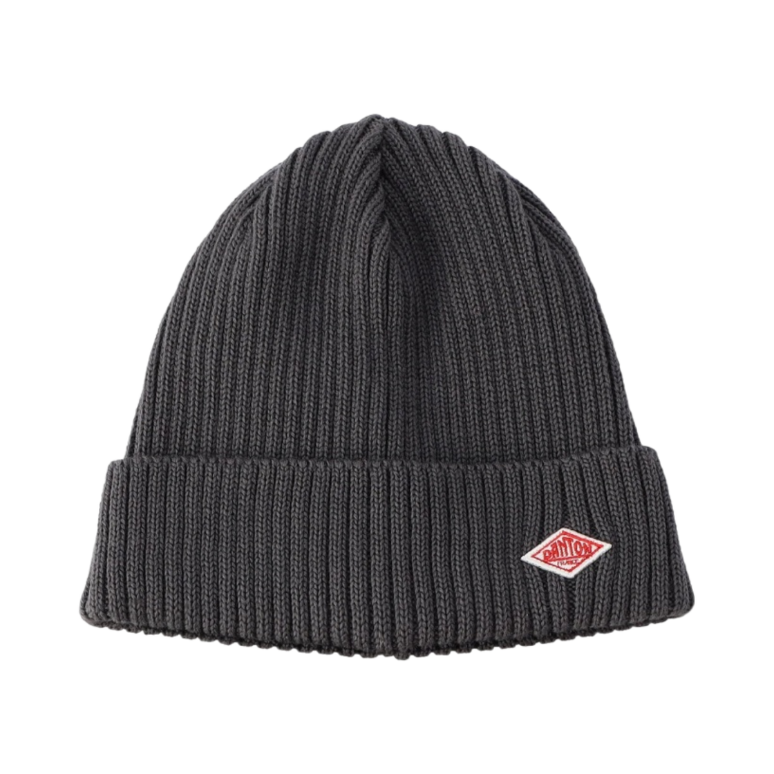 DT-H0234 Danton Wool Rib Knit Beanie Charcoal
