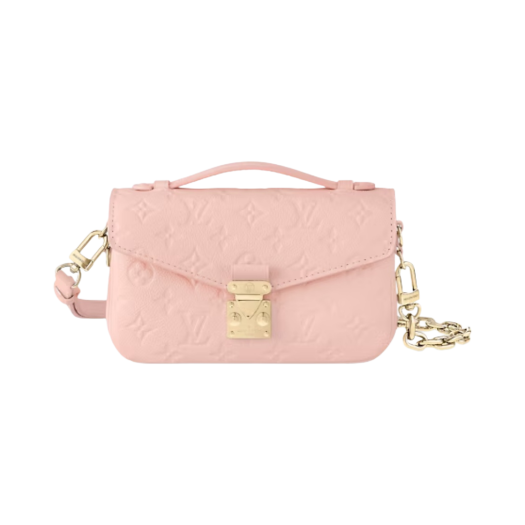 Louis Vuitton Pochette Metis East West Monogram Empreinte Opal Pink