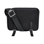 Loewe XS Military Messenger Bag in Soft Grained Calfskin Black