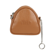 Fillintheblank Crinkle Onigiri Coin Bag Brown