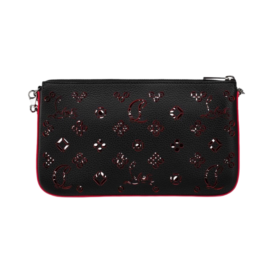 크리스찬 루부탱 루빌라 카프 레더 파우치 블랙(Christian Louboutin Loubila Calf Leather Pouch Black) - 3
