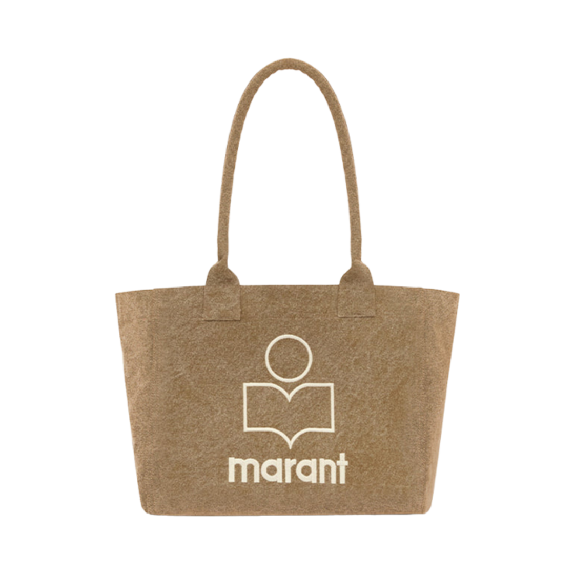 PM0062FA-A1X19M-67DK Isabel Marant Yenky Cotton Tote Bag Dark Khaki - 24FW