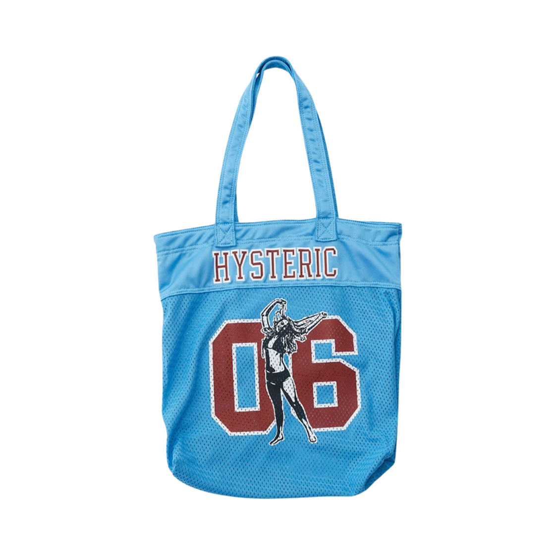 01251QB01 Hysteric Glamour Number 6 Mesh Tote Bag Blue