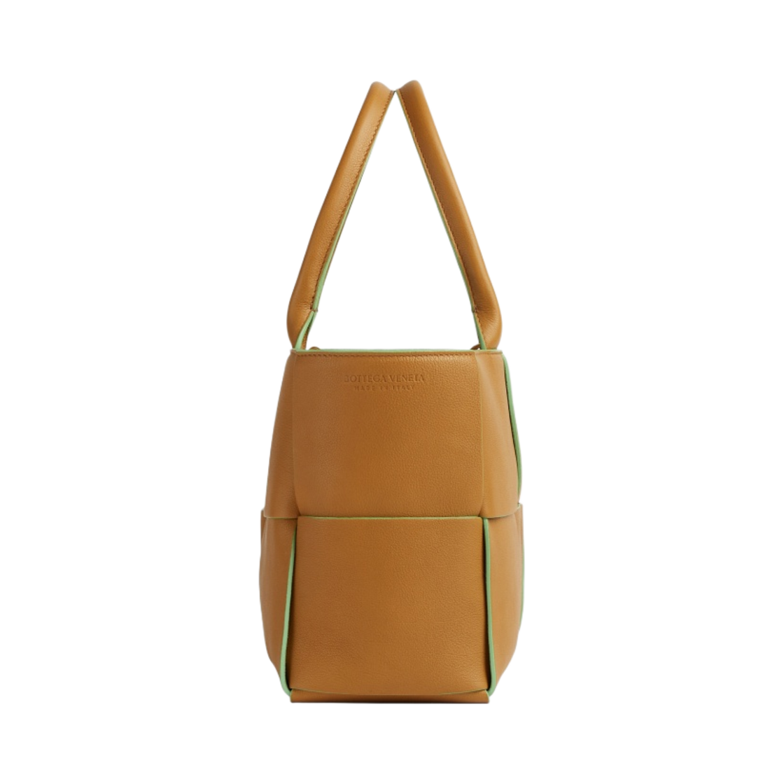 보테가 베네타 스몰 아르코 그레인드 레더 토트백 카라멜 피스타치오(Bottega Veneta Small Arco Grained Leather Tote Bag Caramel Pistachio) - 2