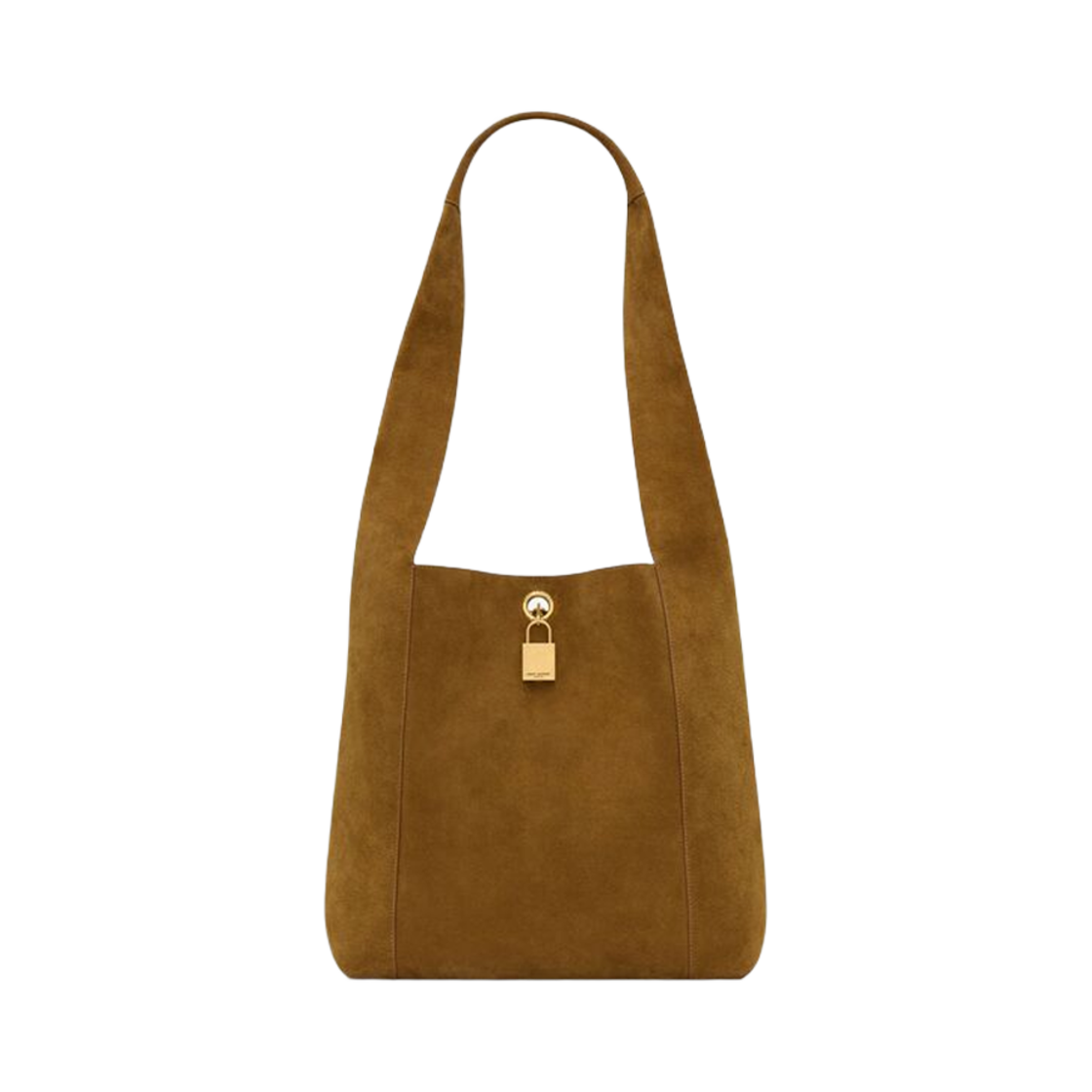 773686-AAC2F-9851 Saint Laurent Tanger In Suede Biscuit Brown