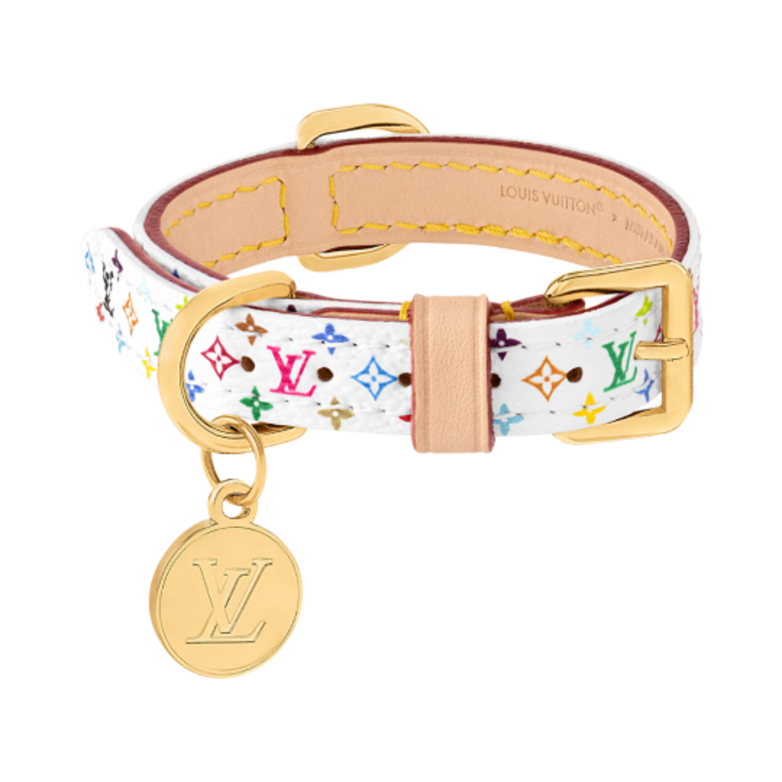 루이비통 x 무라카미 타카시 도그 칼라 XS 모노그램 멀티컬러(Louis Vuitton x Murakami Takashi Dog Collar XS Monogram Multicolor)