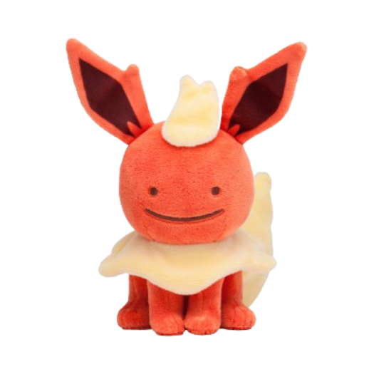 Pokemon Center Plush Ditto's Time Capsule Ditto Flareon