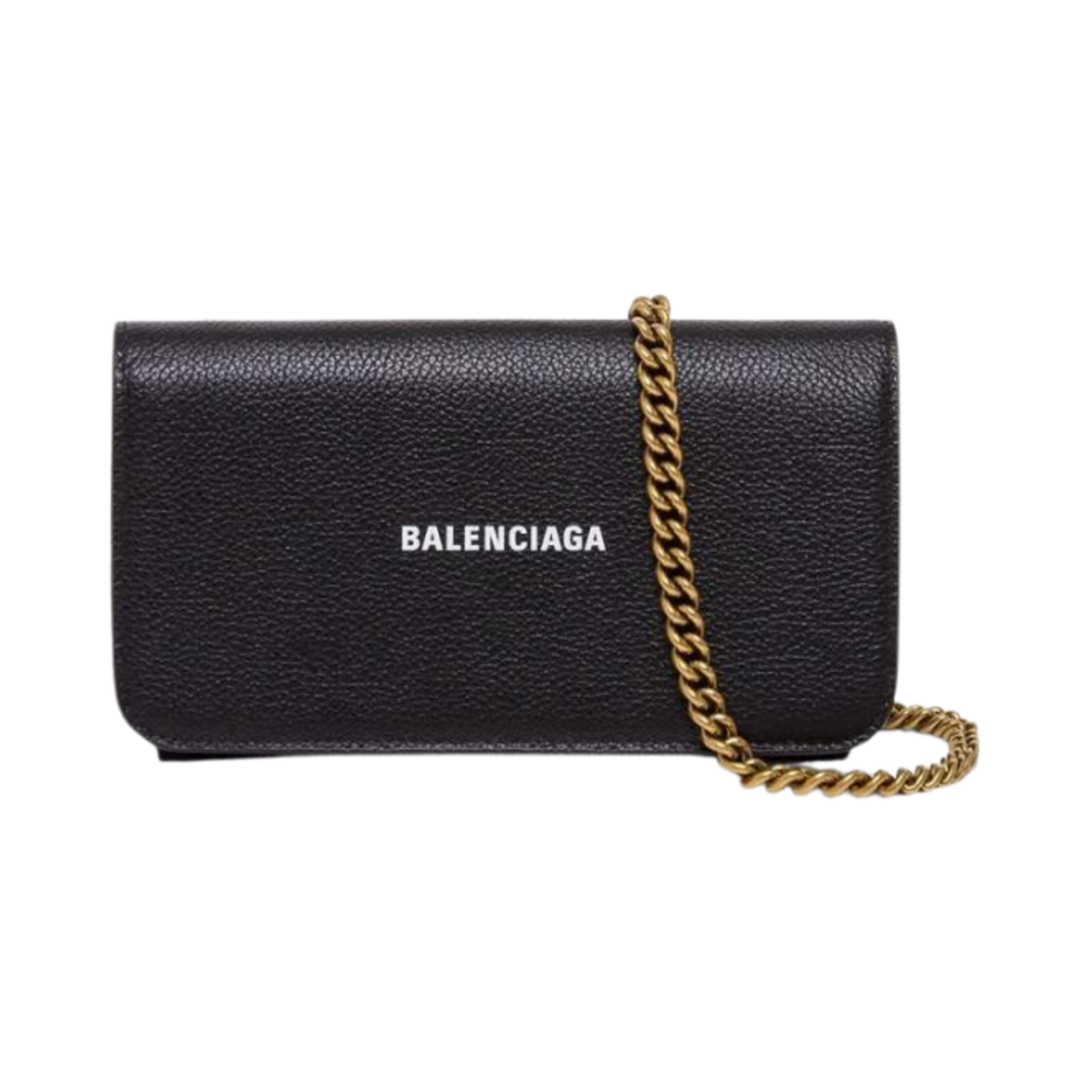 발렌시아가 플랩 폰 홀더 체인백 블랙(Balenciaga Flap Phone Holder Chain Bag Black) - 1