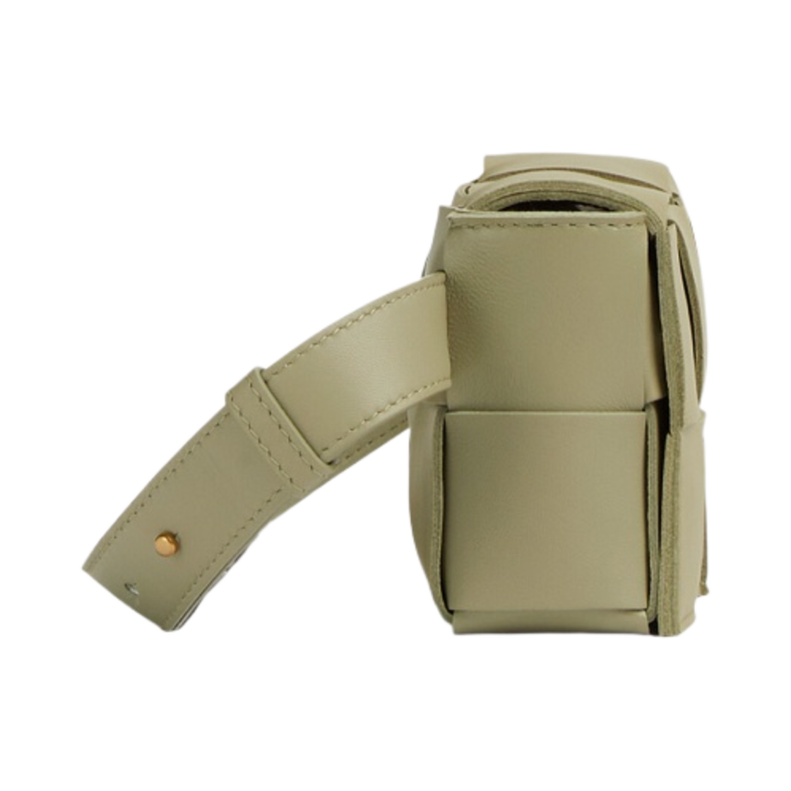 보테가 베네타 미니 램스킨 레더 벨트 카세트백 트레버틴(Bottega Veneta Mini Lambskin Leather Belt Cassette Travertine) - 2