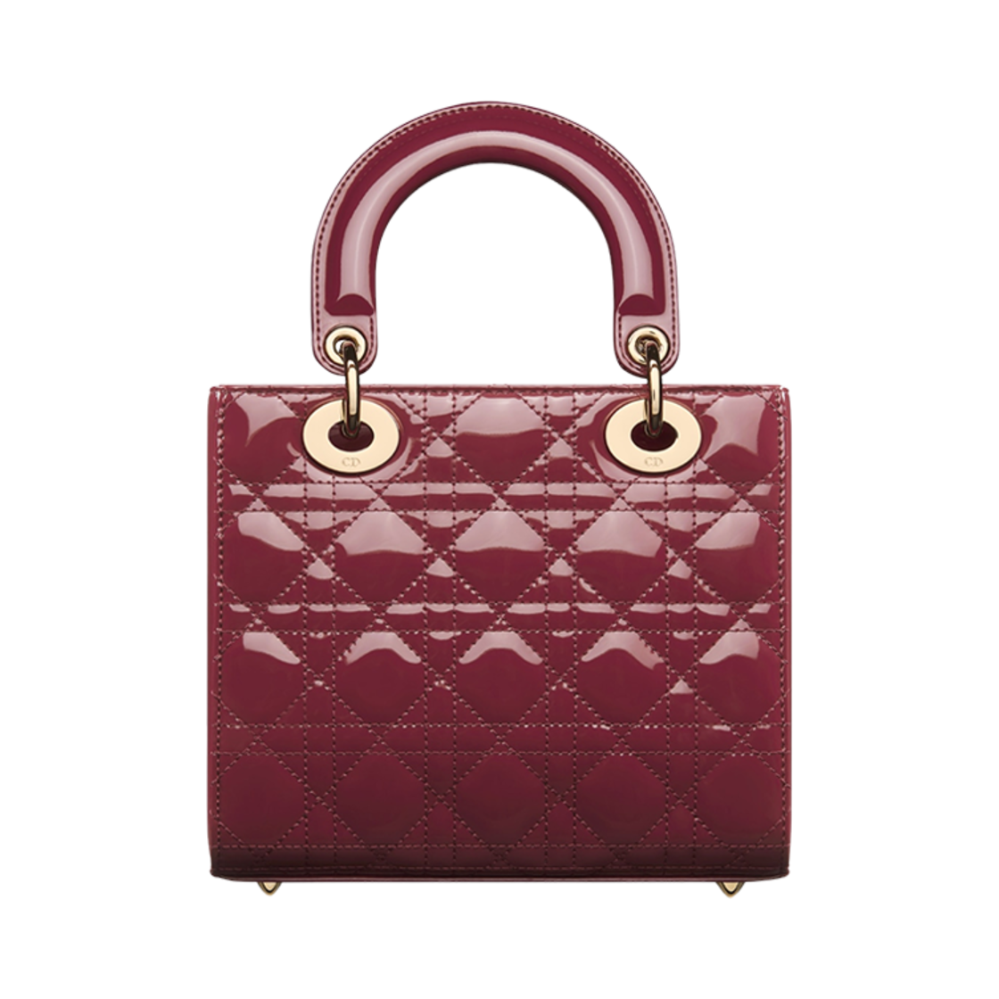 디올 스몰 레이디 백 딥 푸시아 페이턴트(Dior Small Lady Bag Deep Fuchsia Patent) - 2