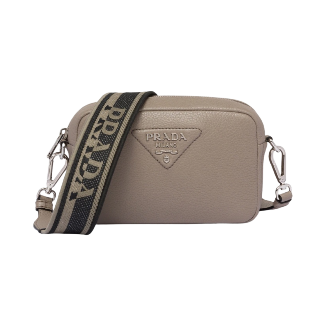 프라다 스몰 레더 백 클레이 그레이(Prada Small Leather Bag Clay Grey) - 1